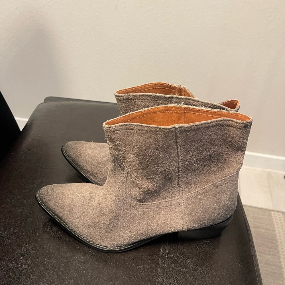 One Teaspoon Le Rebel suede short pull on boots Sz 38